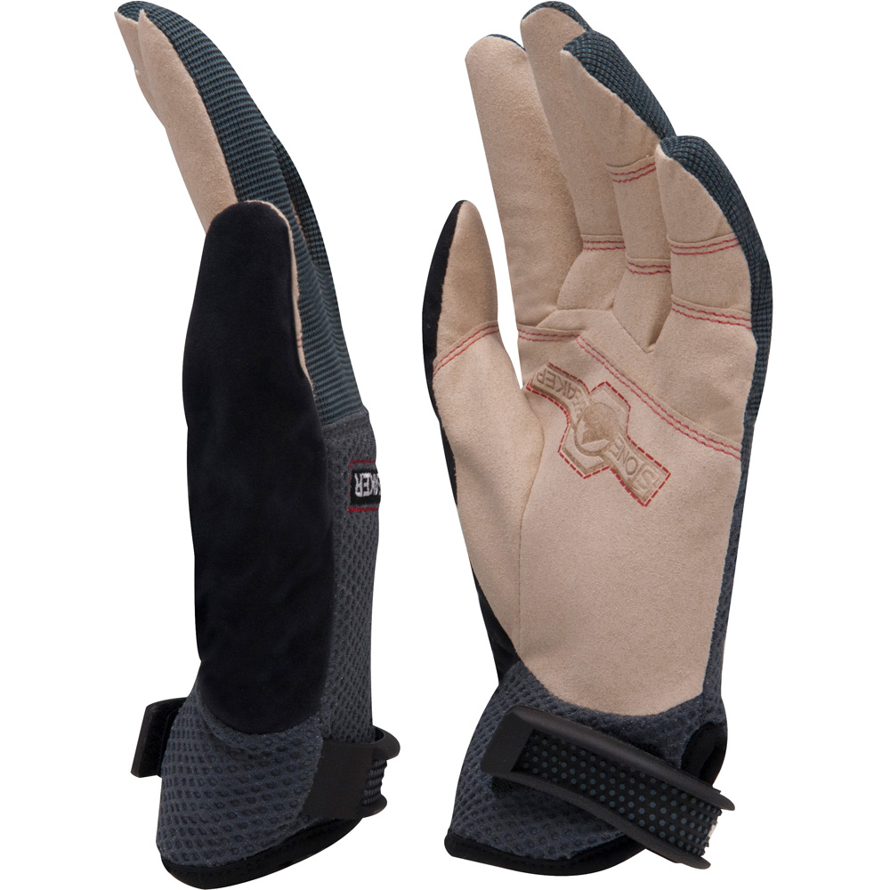 StoneBreaker Large Charcoal Trades Nailbender Work Gloves Image 4