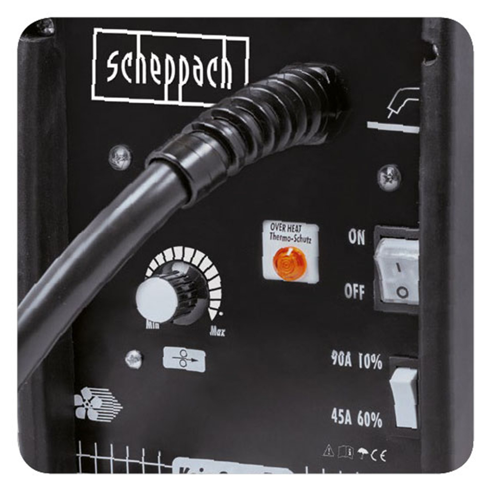 Scheppach WSE3500 90amp No Gas MIG Welder Image 4