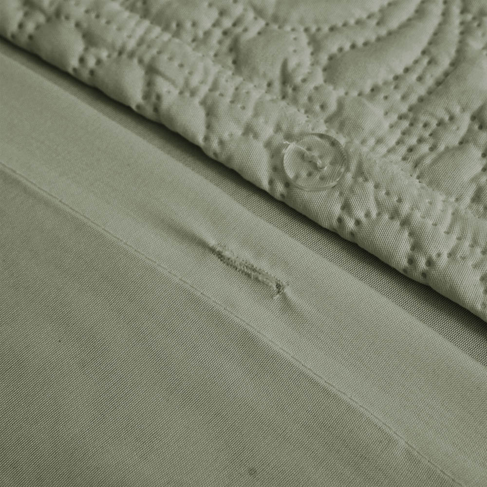 Velosso Winchester Super King Size Sage Duvet Set Image 2