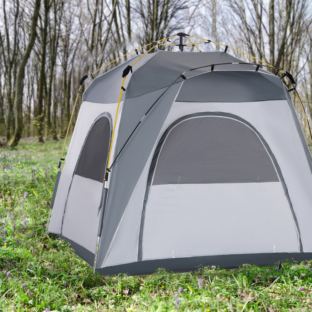 Outsunny 4-Person Automatic Camping Tent Image 2