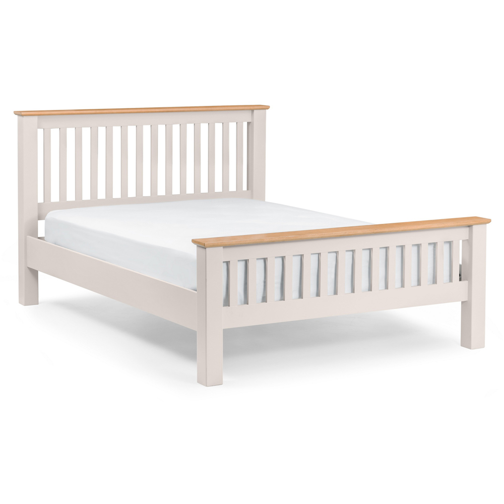 Julian Bowen Richmond Double Elephant Grey High Foot End Bed Frame Image 3