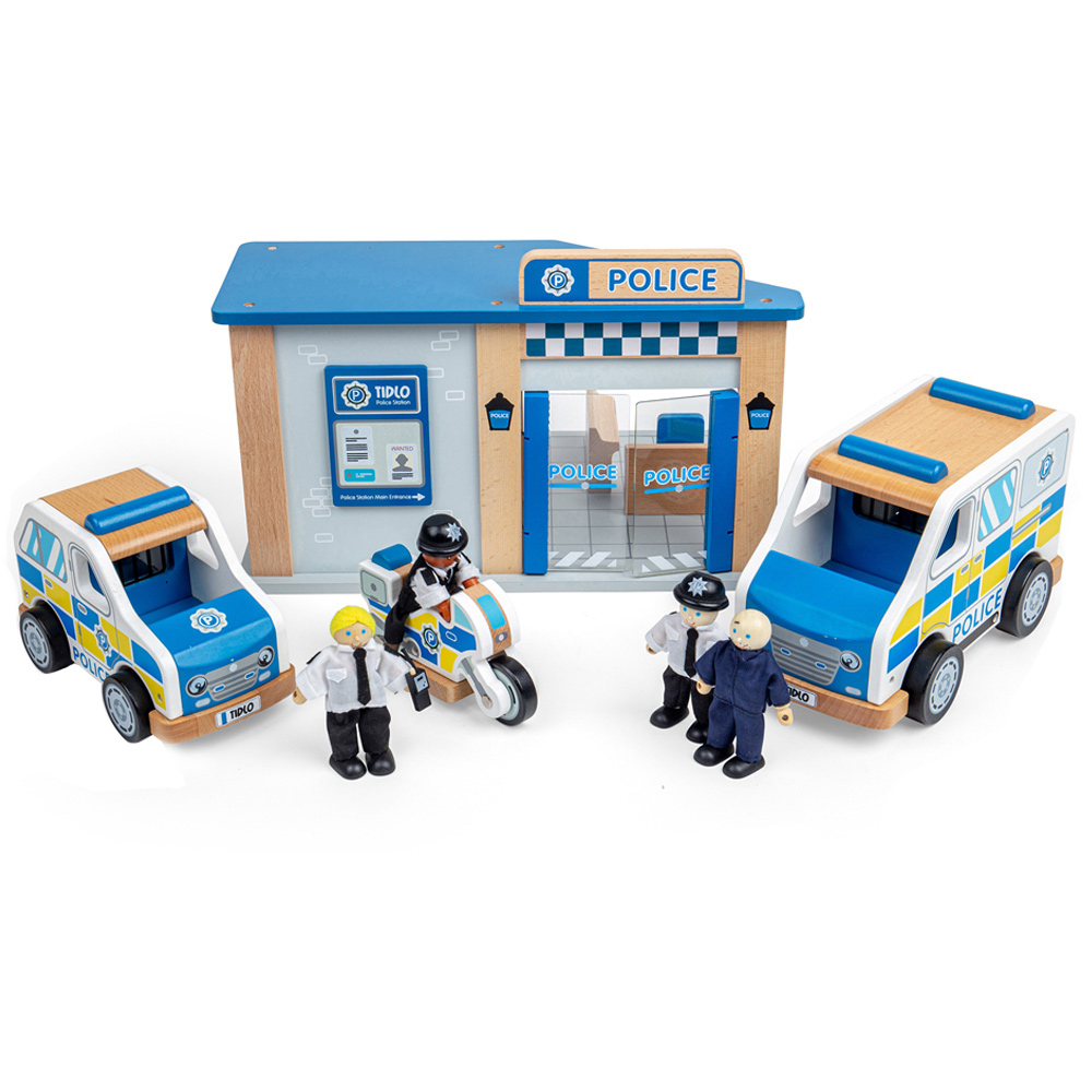 Tidlo Wooden Police Toy Bundle Image 3