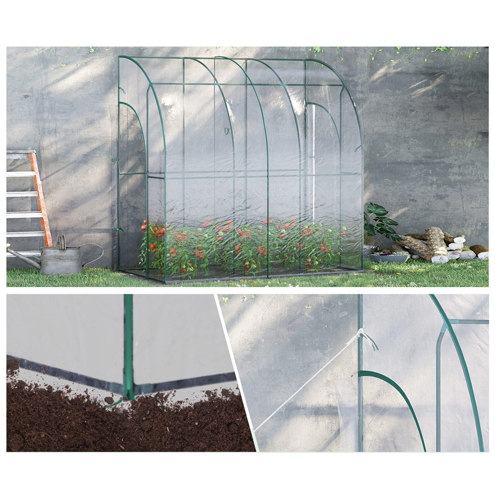 Outsunny Clear PVC 7 x 3.9ft Greenhouse Image 6