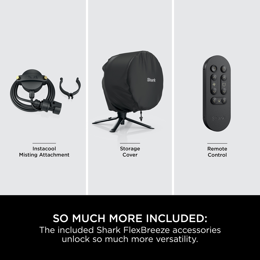 Shark FlexBreeze FA220UK 12 in 1 Portable High Velocity Hybrid Cordless and Corded Fan Image 8