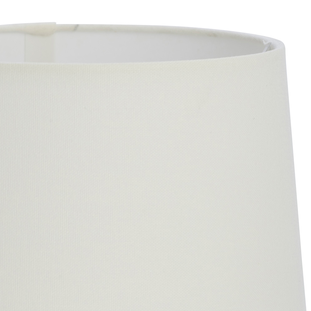 Wilko Off White Tapered Shade 25cm Image 3