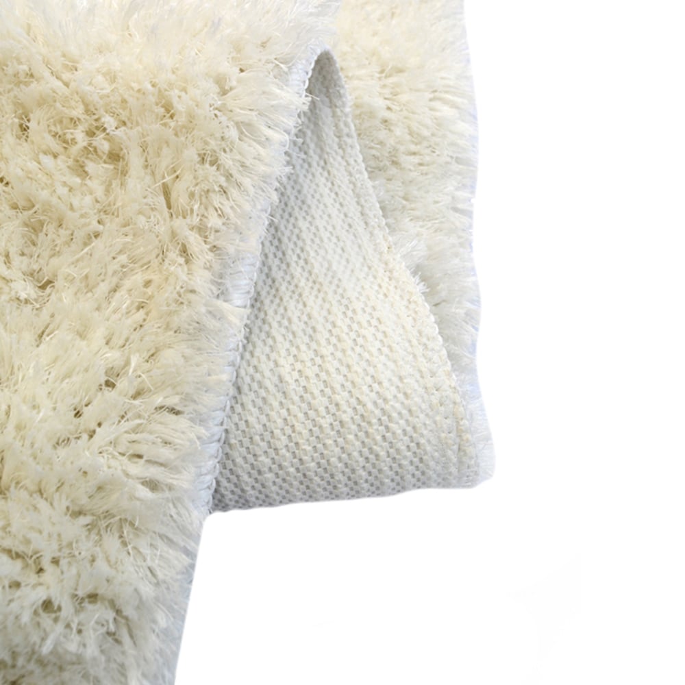 Homemaker Ivory Soft Washable Shaggy Rug 140 x 200cm Image 4