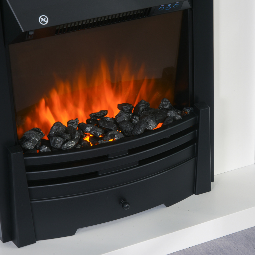 HOMCOM Ava 5 Level Electric Fireplace Heater Image 5