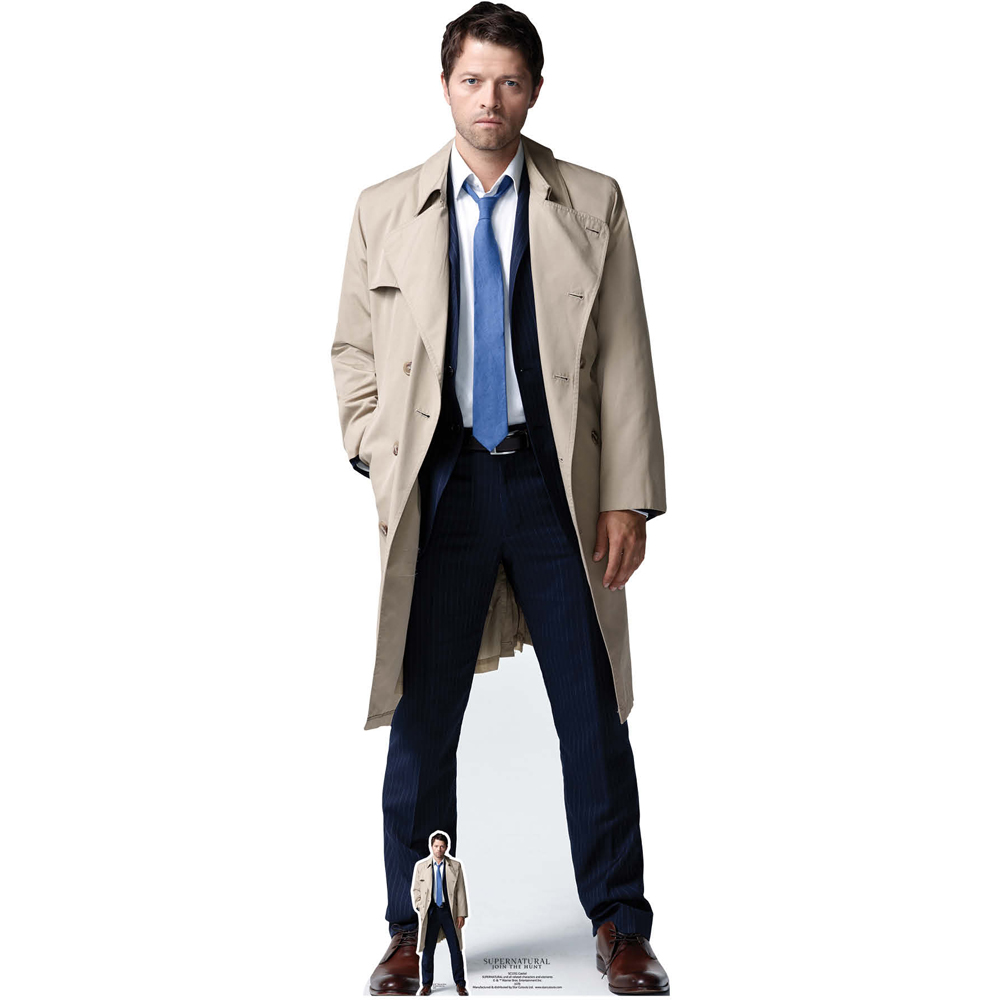 Star Cutouts Castiel Supernatural Misha Collins Cutout 6ft Image 1