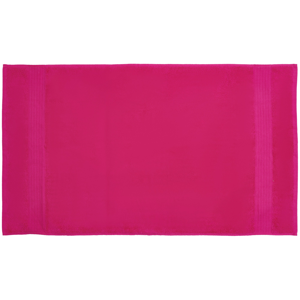 Wilko Supersoft Cotton Fuchsia Bath Towel Wilko