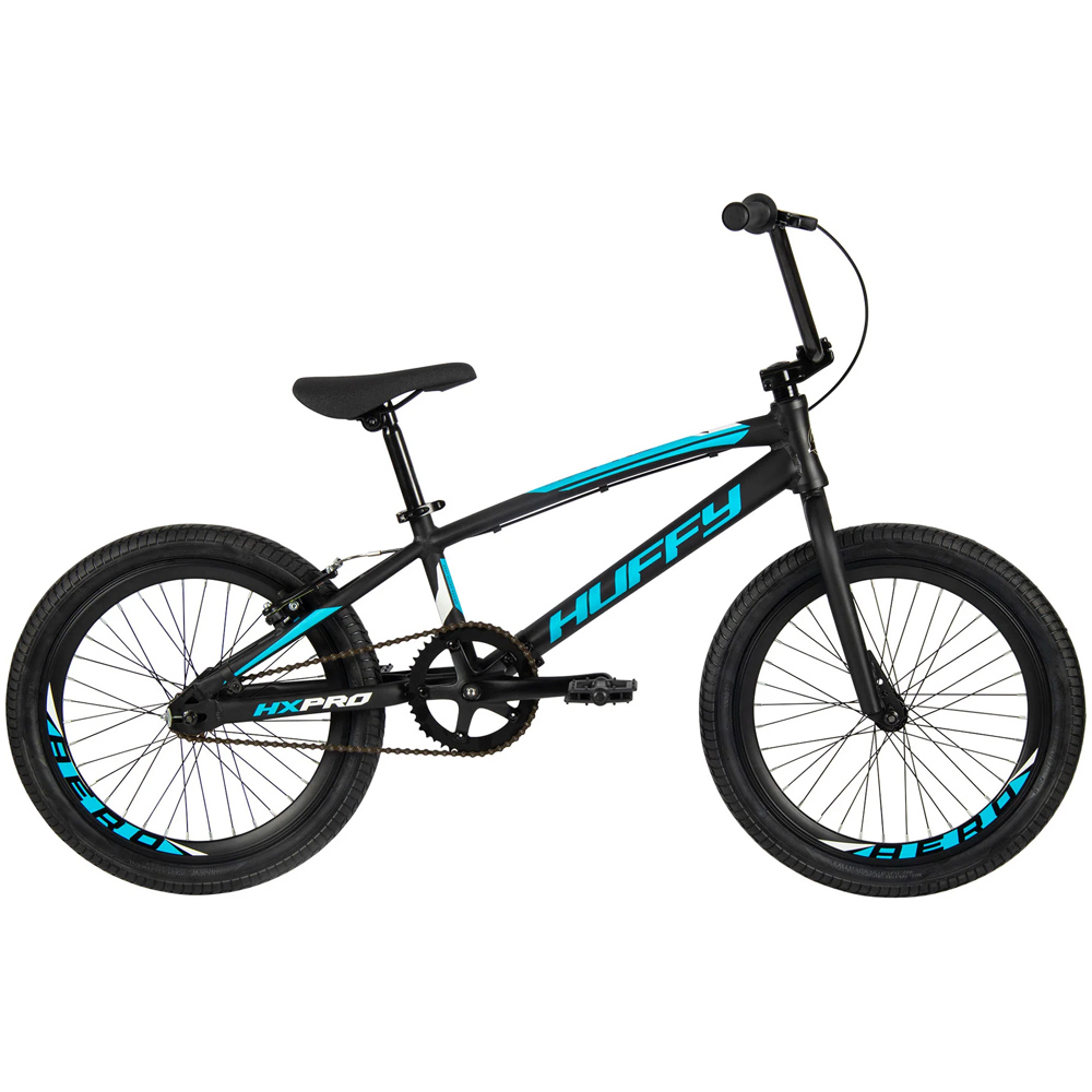HUFFY HX Pro Racer 20-inch Aluminium Black and Blue BMX Race Bike Image 2