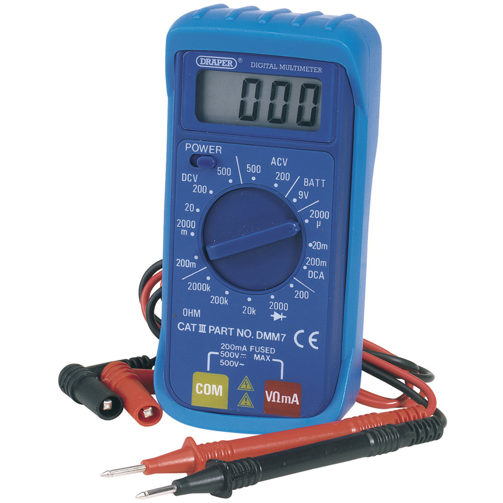 Draper 16 Function Digital Multimeter Image 2