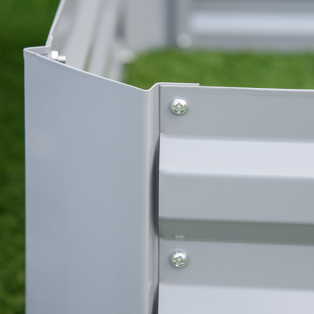 Outsunny Set of 2 Garden Bed 1x1x0.3m Image 3