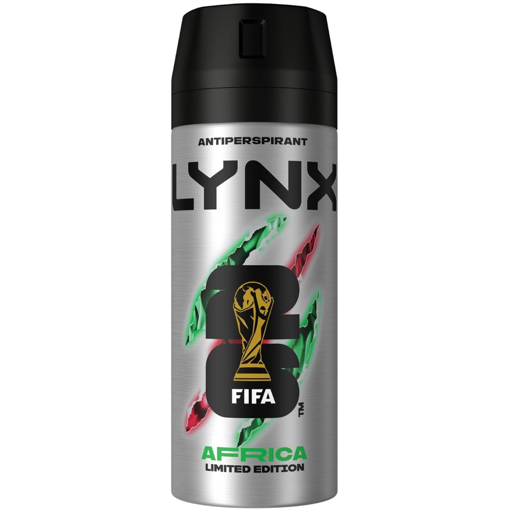 Lynx Africa 72H Sweat Protection Anti-Perspirant Aerosol Deodorant Spray 150ml 12 Pack Image 2