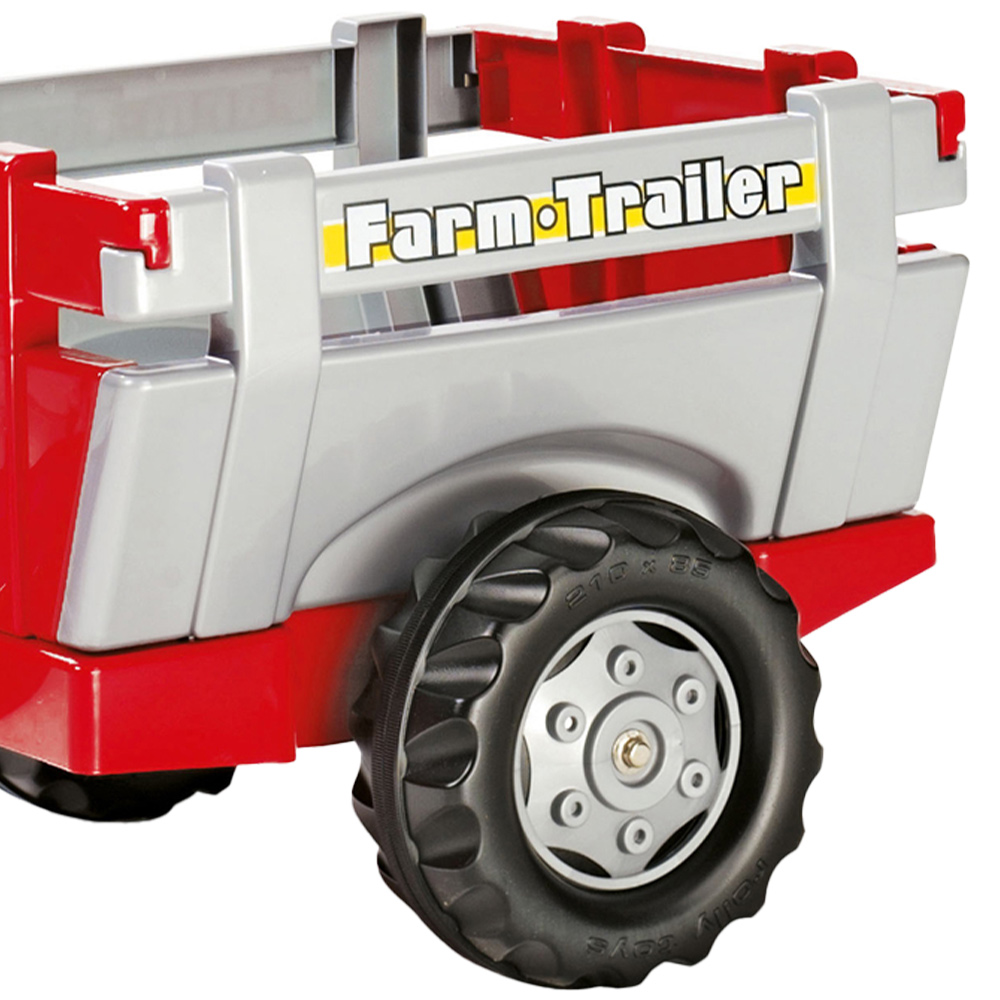 Robbie Toys Red and Silver Rolly Farm Trailer Image 4