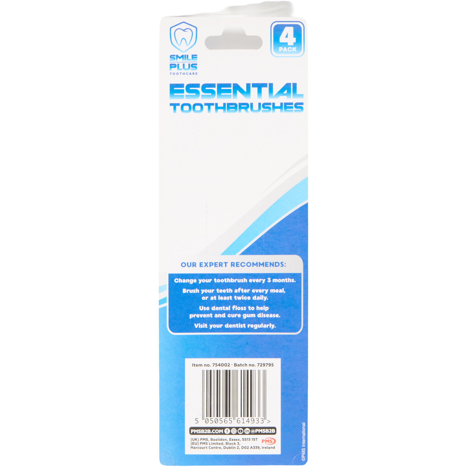 Pack of 4 Essential Toothbrushes Image 2