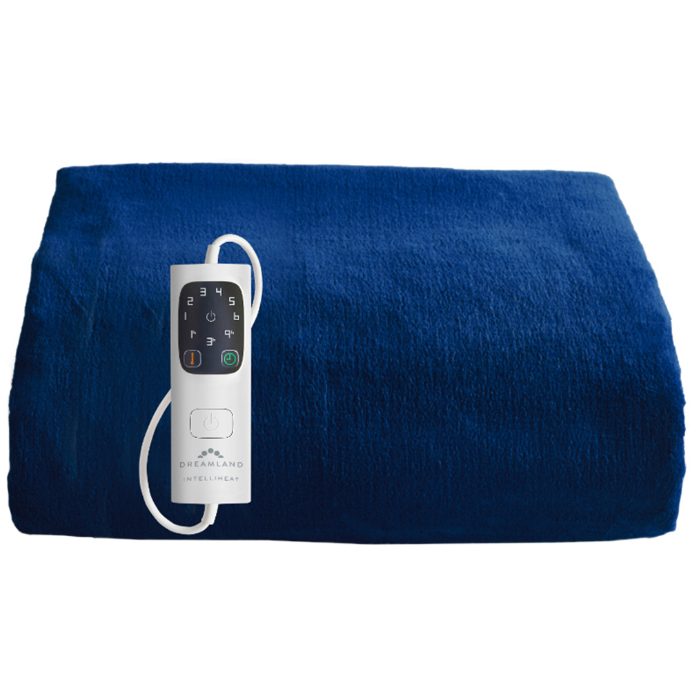 Dreamland Snuggle Up Large Blue Warming Electric Blanket 120 x 160cm Image 1