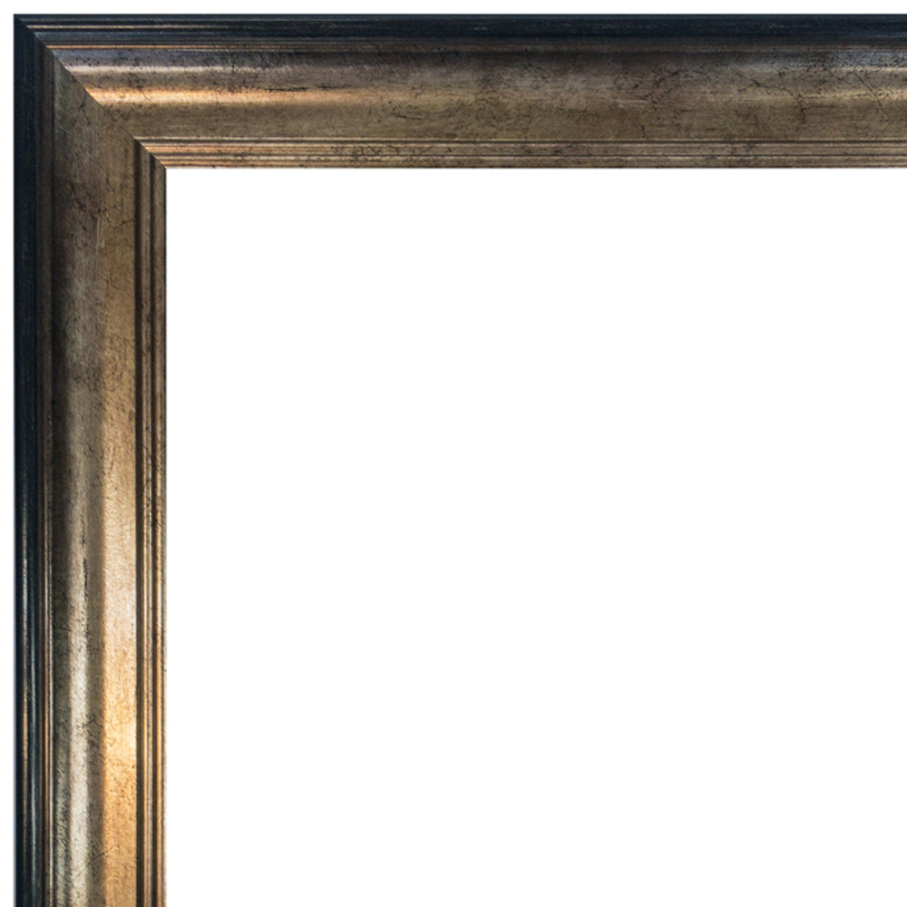 FRAMES BY POST Scandi Black and Gold Photo Frame A3 Image 2