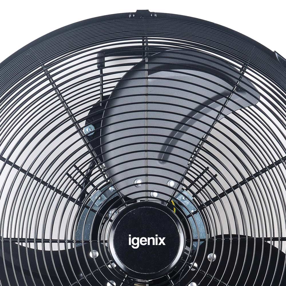 Igenix Black Chrome Air Circulator Fan 18 inch Image 2