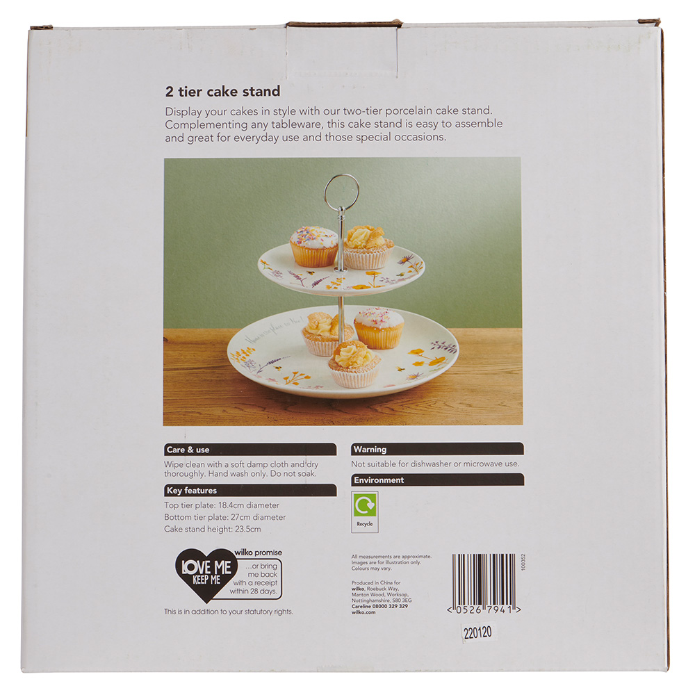 Wilko Bumble Bee Cake Stand Wilko