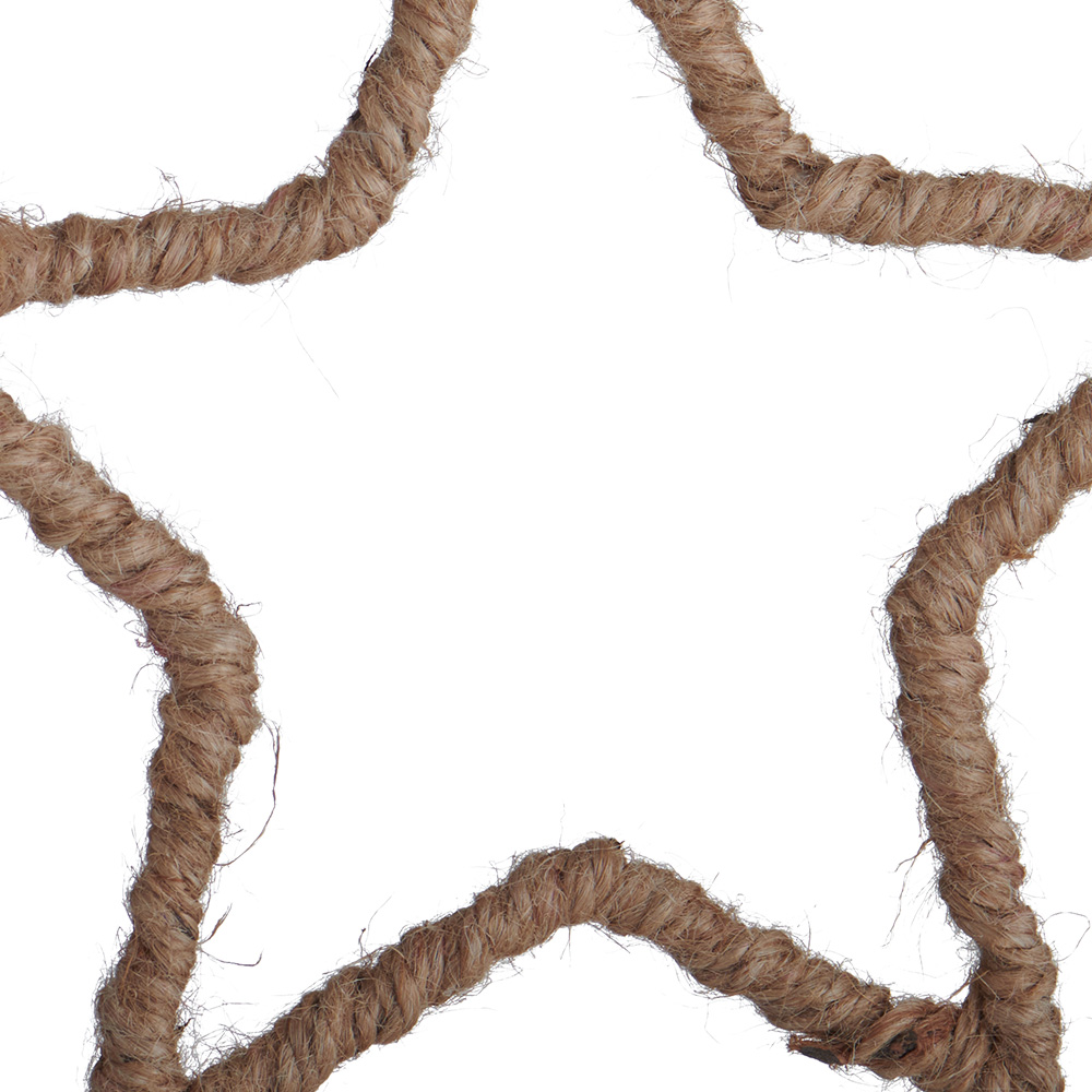 Wilko Nordic Twine Star Decoration Wilko