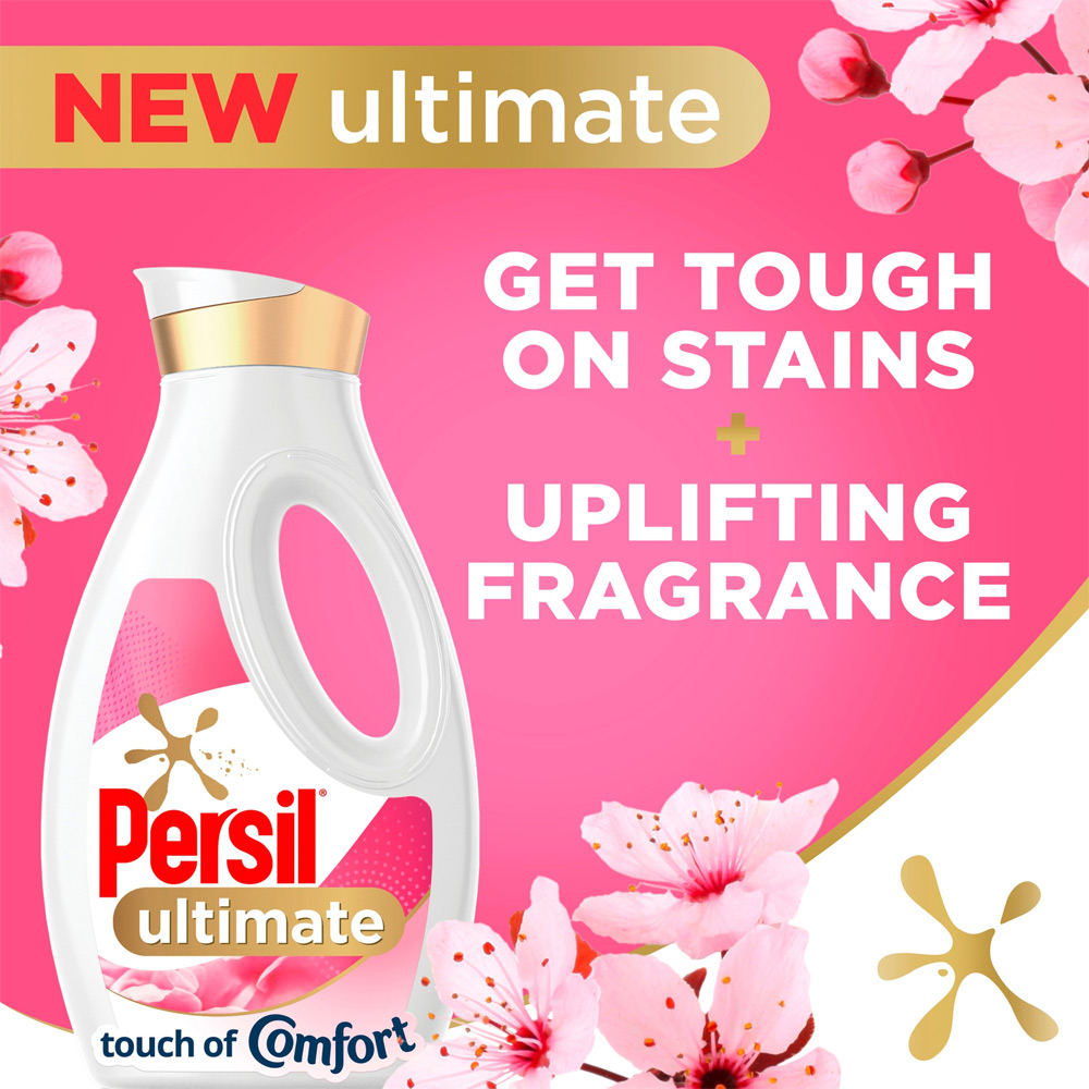 Persil Ultimate Touch of Comfort Washing Liquid Detergent 34 Washes 918ml Image 4