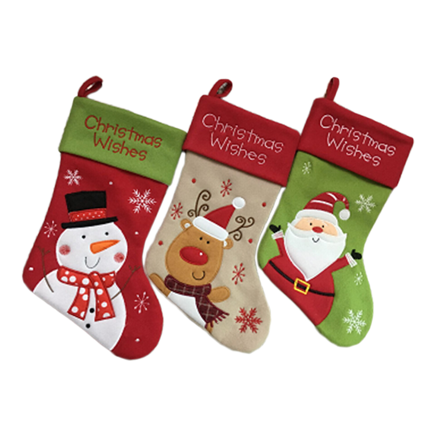 Character Christmas Wishes Stocking Image