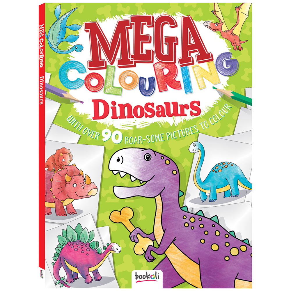Mega Colouring Dinosaurs Book Image 1
