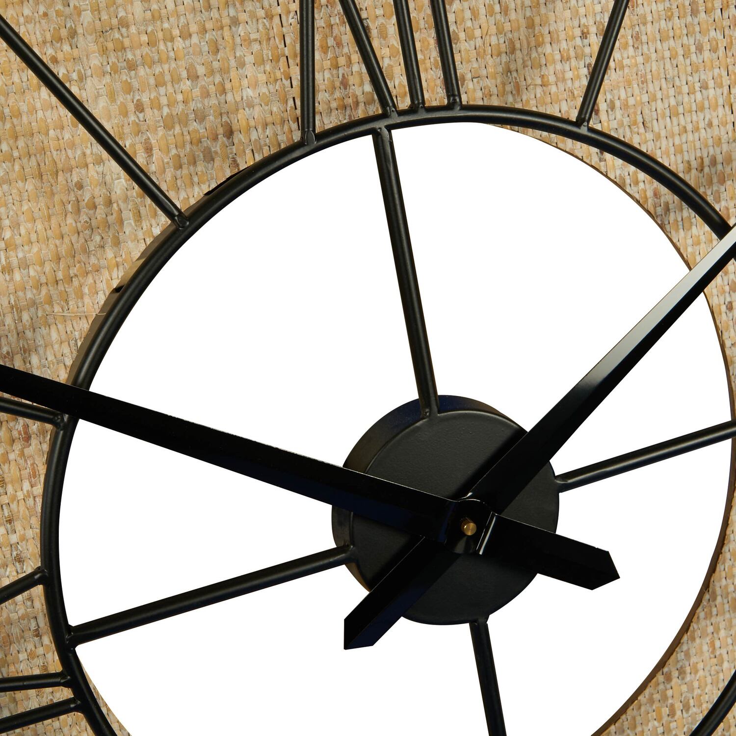 Neutral Natural Sanctuary Round Wall Clock 85cm Image 3