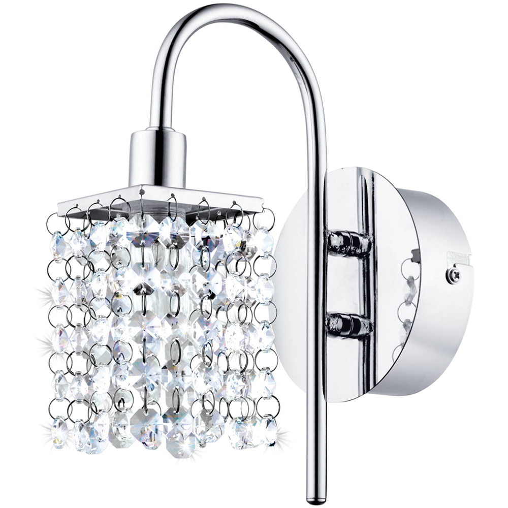 EGLO Almonte Crystal Bathroom Wall Lamp Wall Lamp Image 1