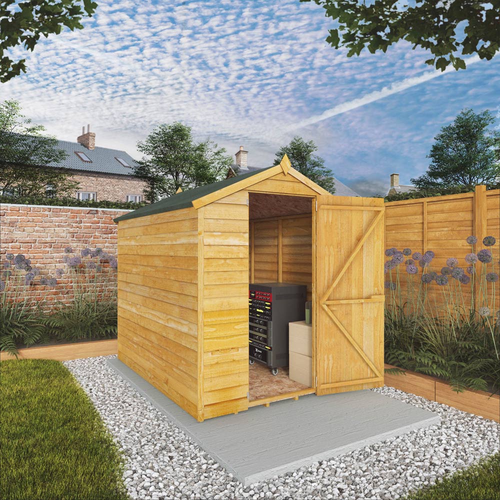 Mercia 7 x 5ft Shiplap Apex Wooden Shed Image 6