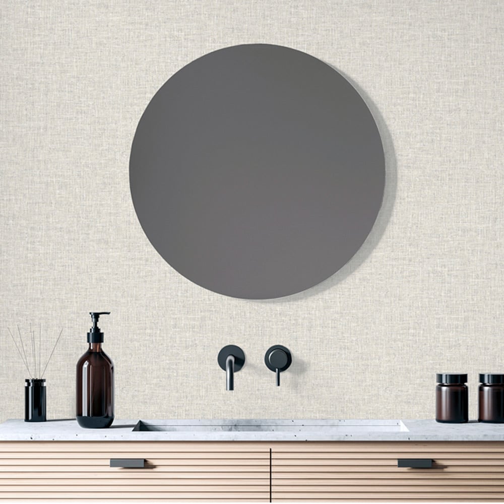 Arthouse Linen Textured Natural Wallpaper Image 7