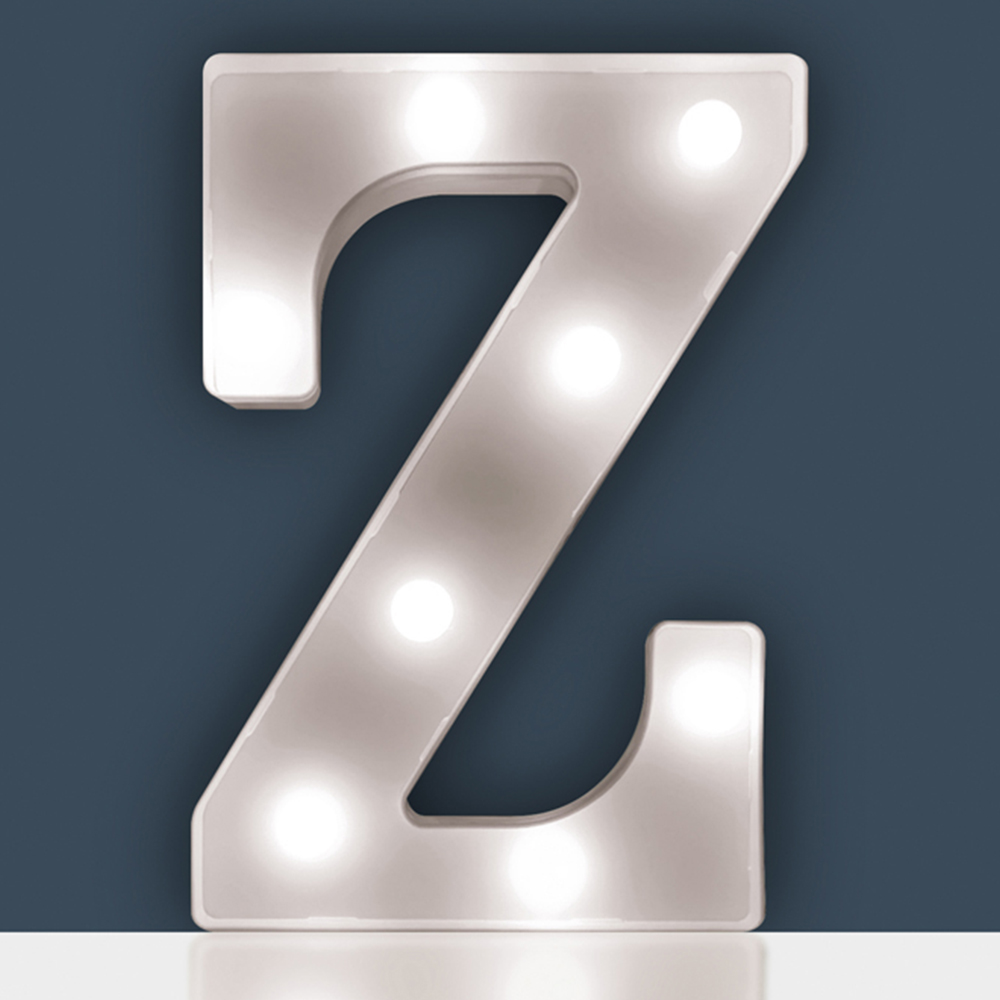 St Helens Battery Operated 3D LED Letter Z Light Image 2