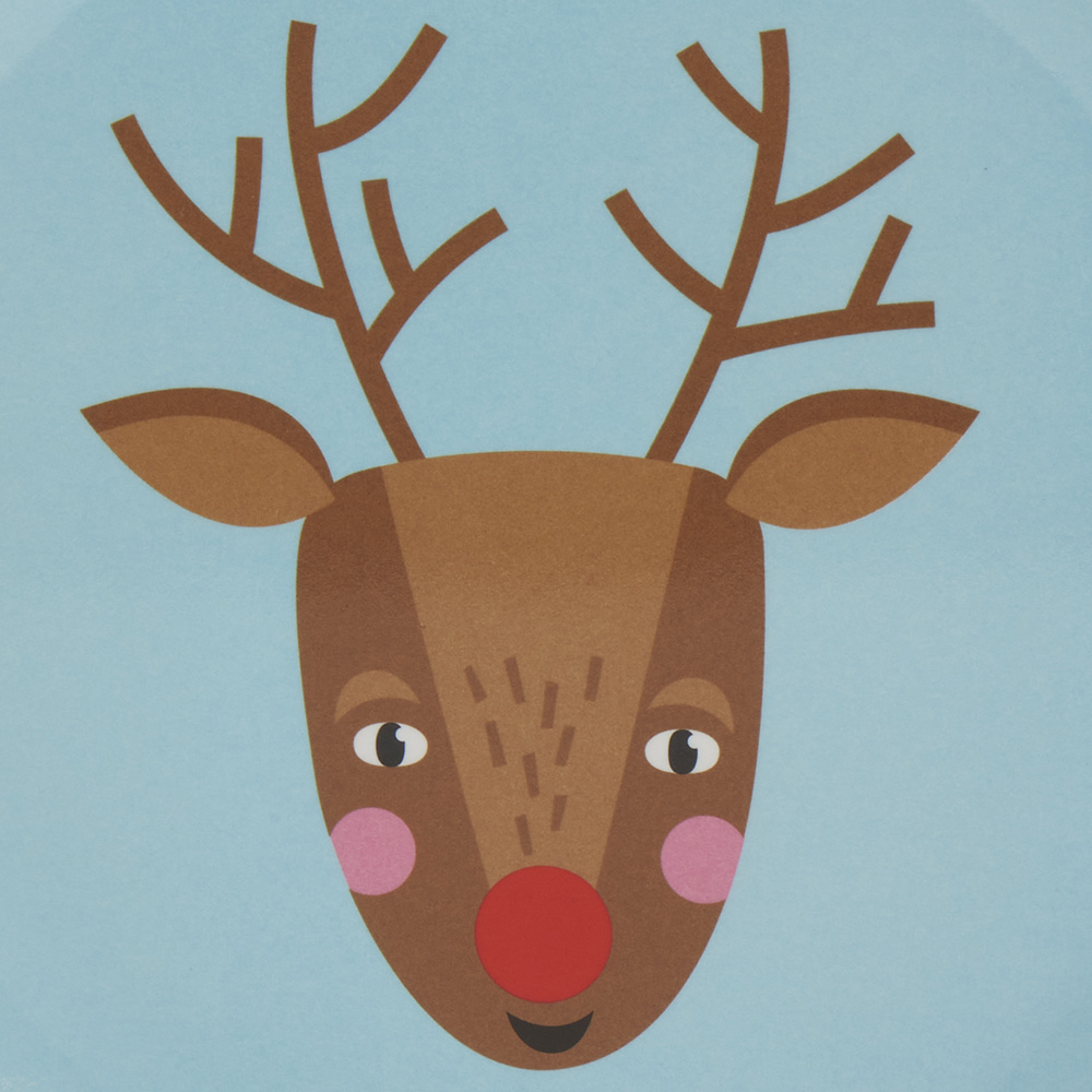 Wilko Festive Animal Plates 4 Pack Wilko