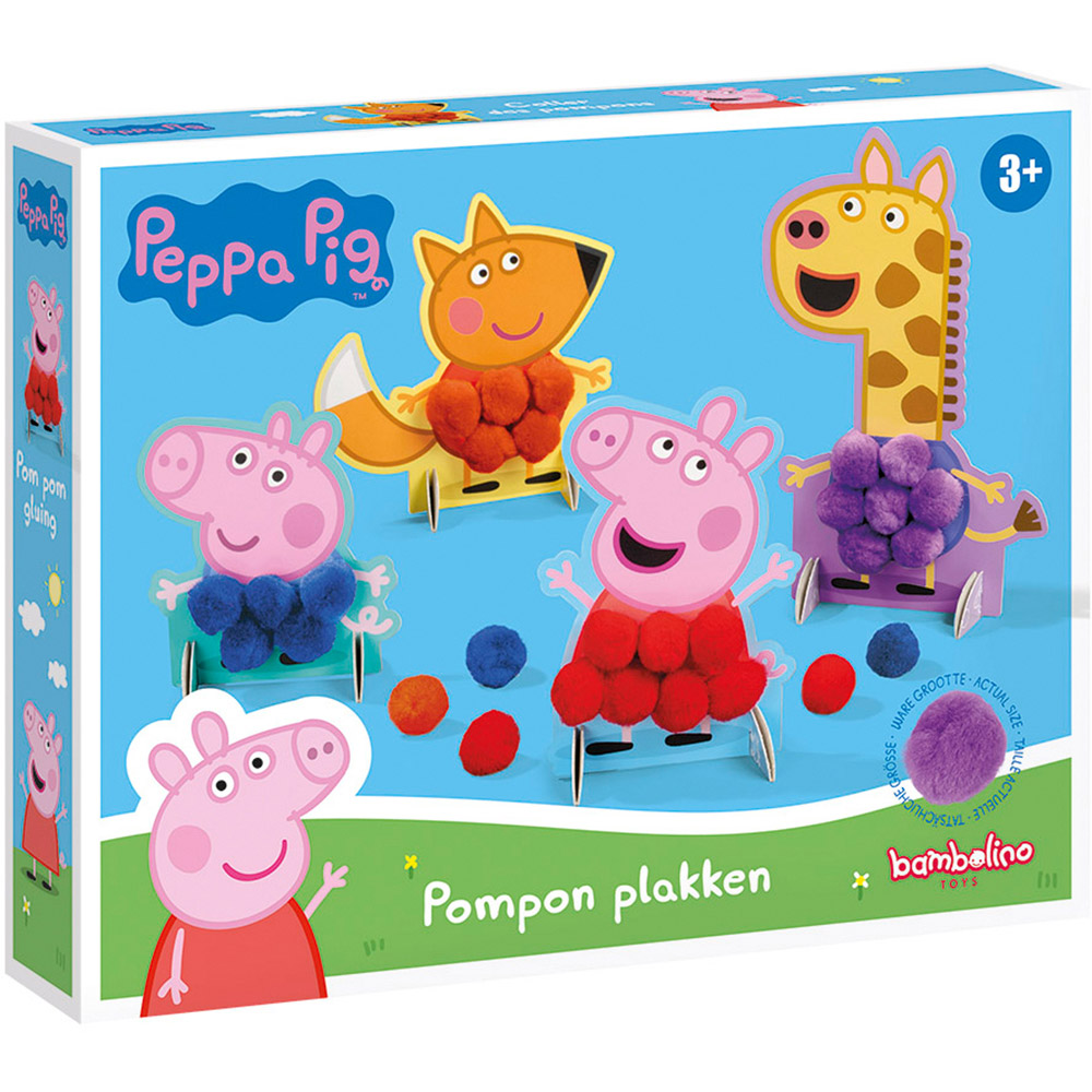 Peppa Pig Pompom Cards Set Image 1