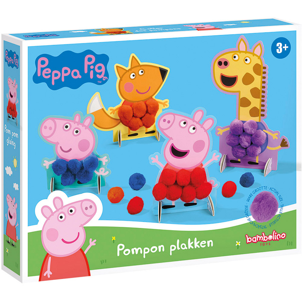 Peppa Pig Pompom Cards Set Image 1