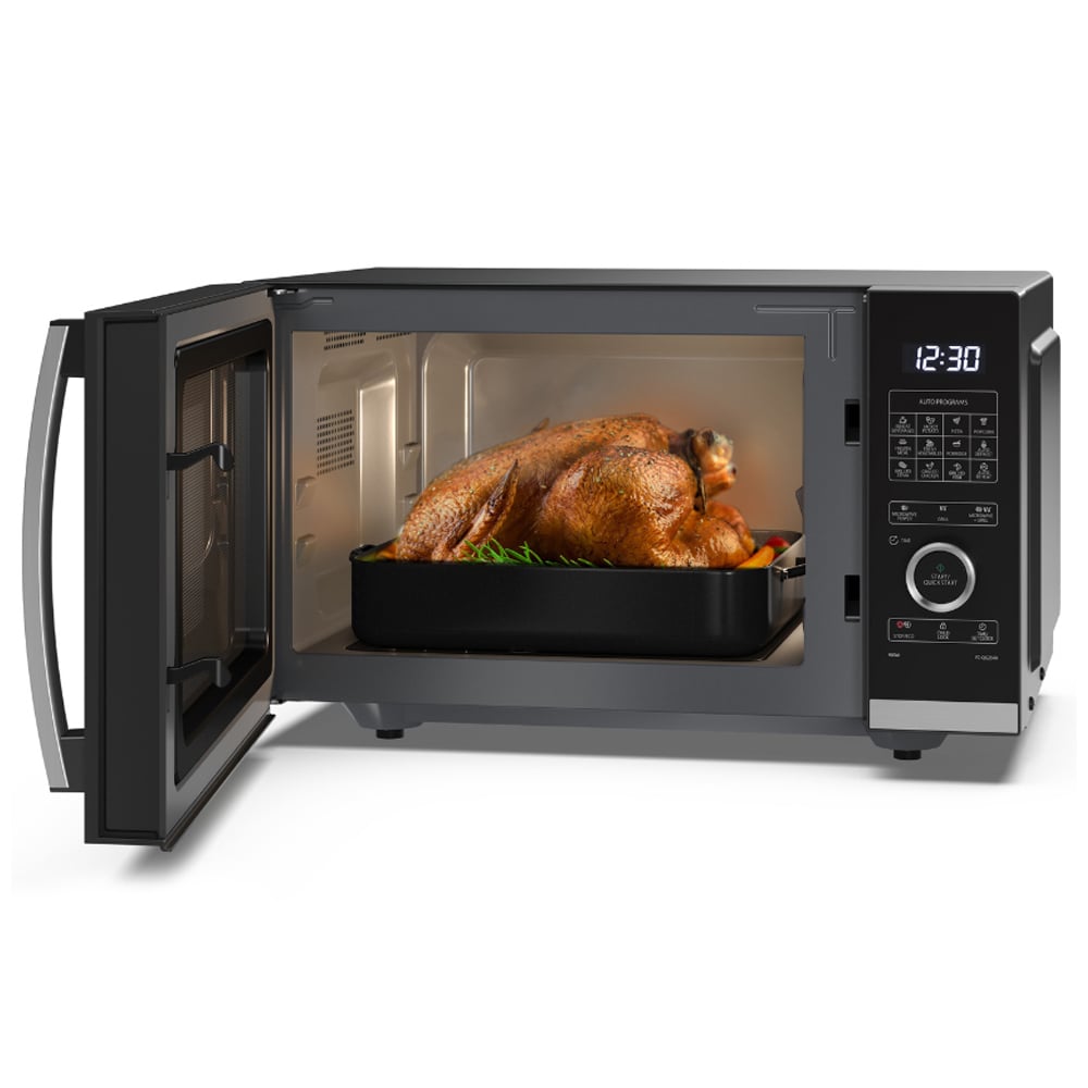 Sharp YC-QG245AU-B 25L Grill Jog Dial Flatbed Microwave 800W Image 5