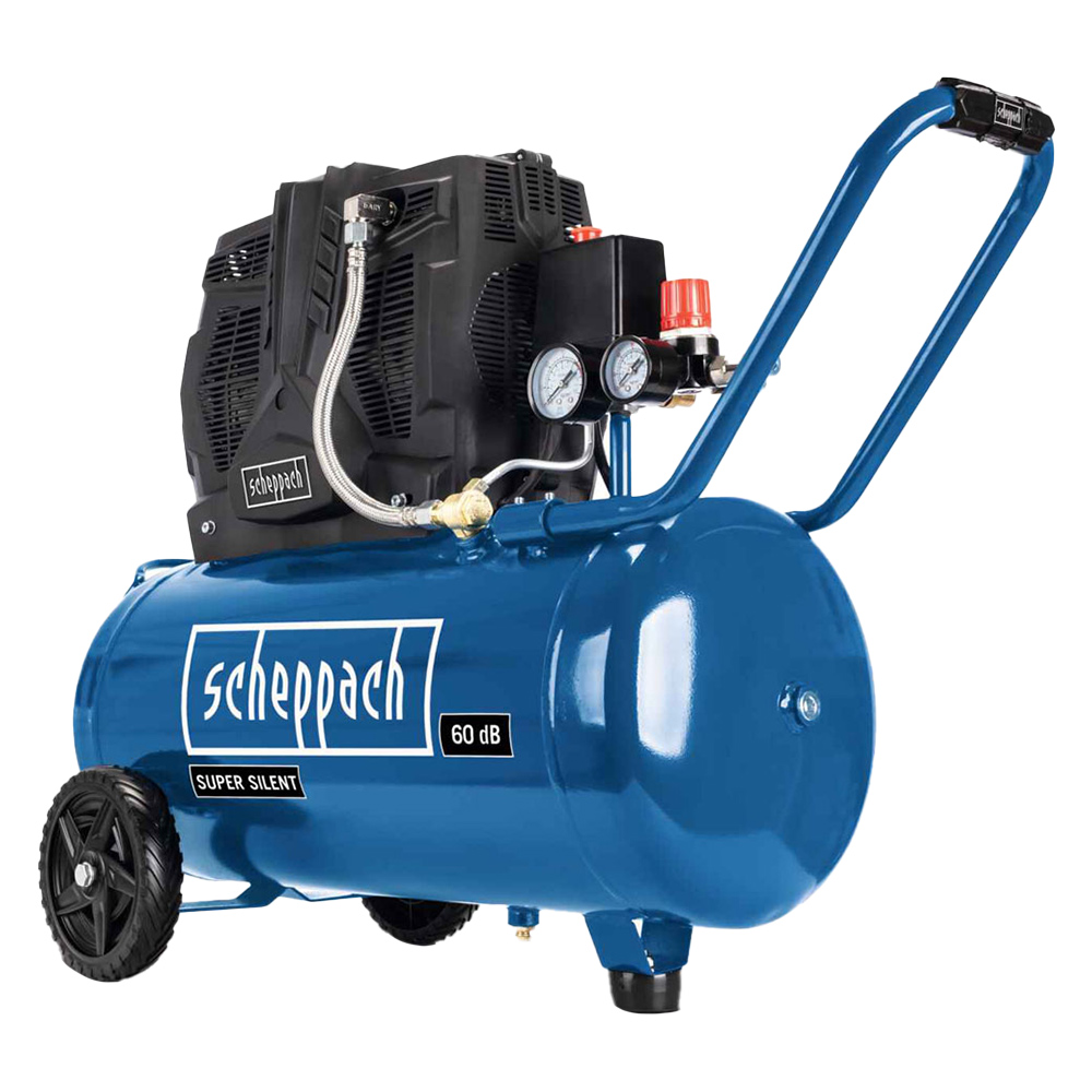 Scheppach 50L Silent Air Compressor 1500W Image 1