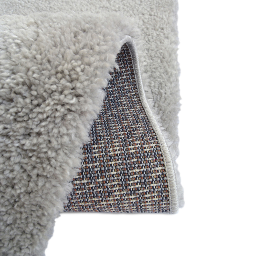 Homemaker Grey Snug Plain Shaggy Rug 200 x 290cm Image 4