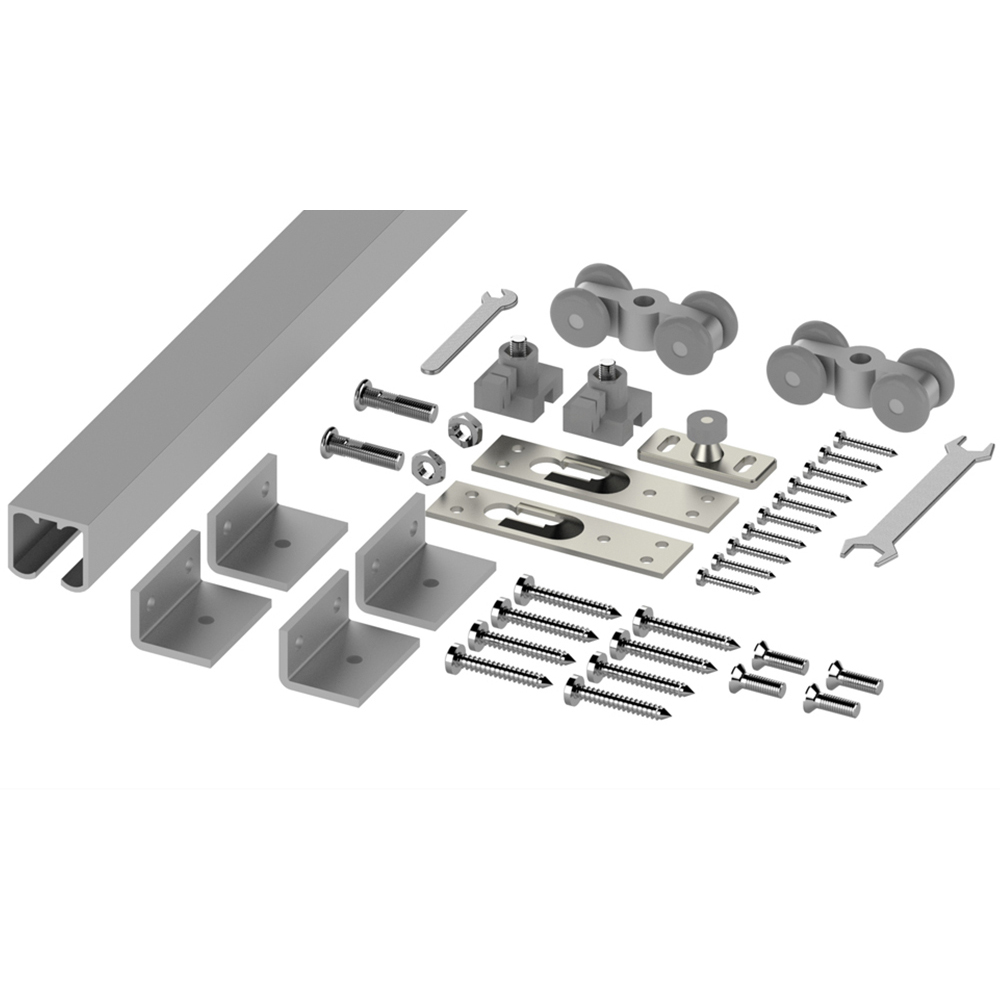 Coburn Straightaway 50 Single Door Sliding Internal Door Track Fixing Kit 1200mm Image 1