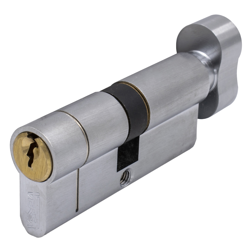 Versa Thumb Turn Cylinder Barrel Door Lock with 5 Keys 50 x 50mm Image 2