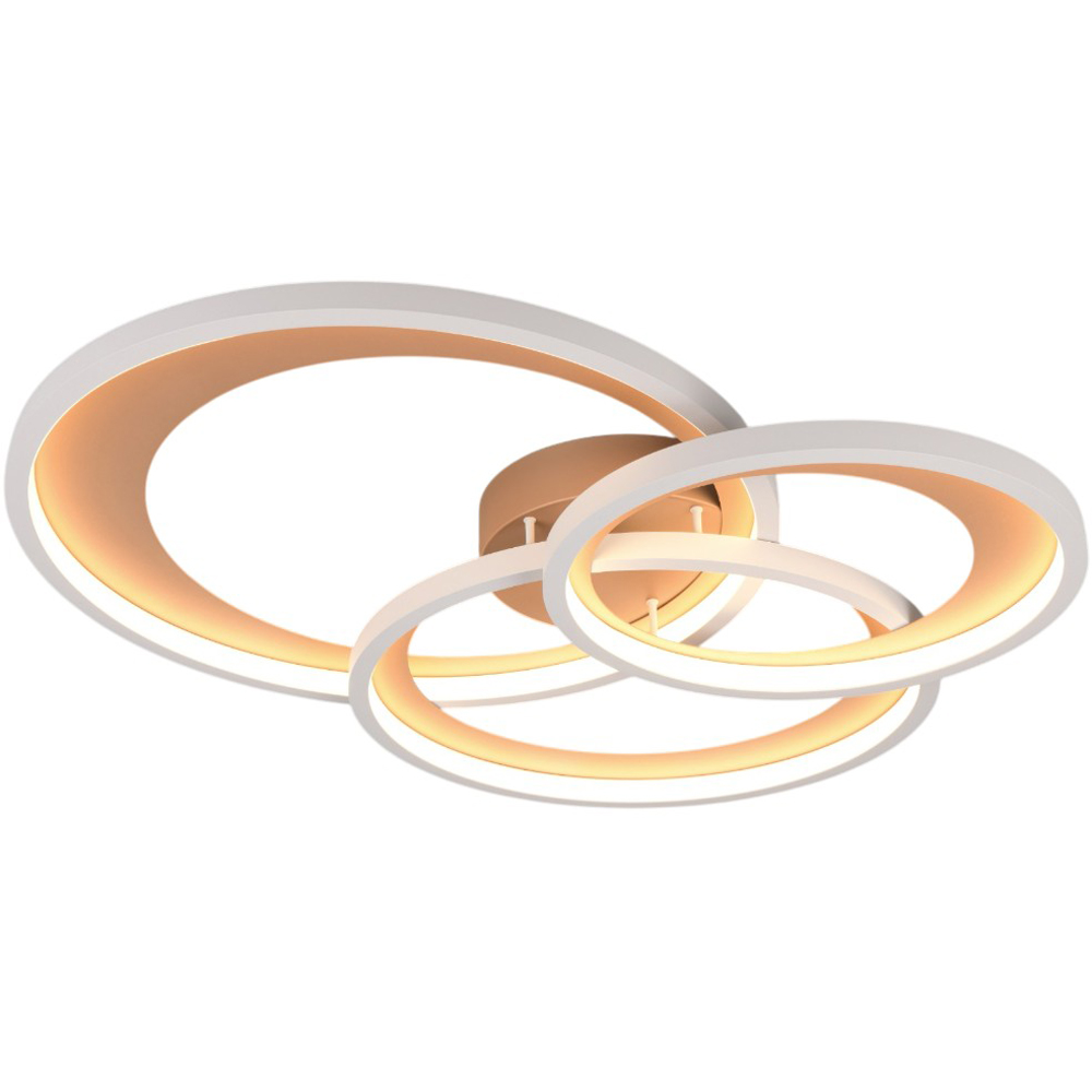 TRIO Granada Coffee Integrated LED Ceiling Light Image 1