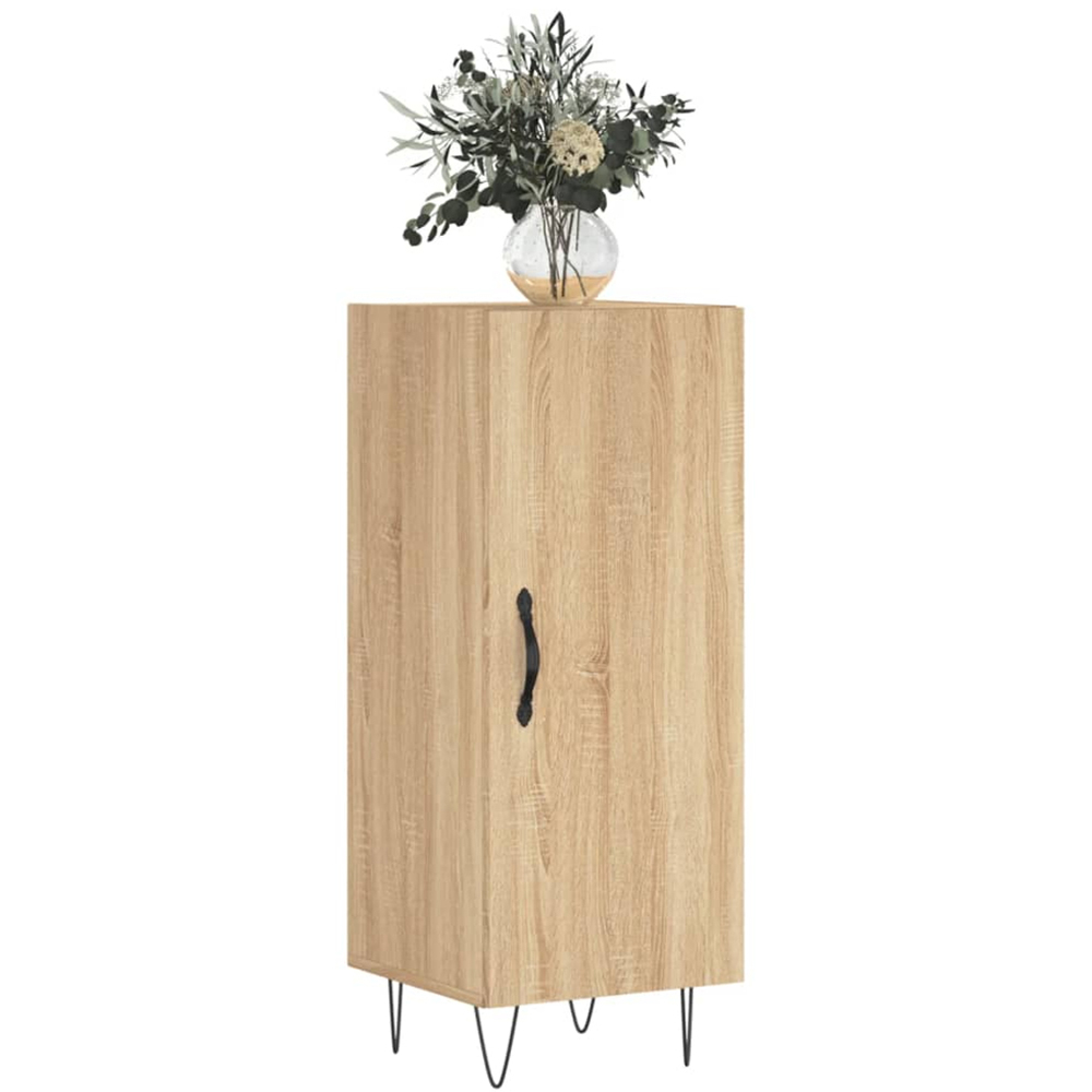 vidaXL Single Door Sonoma Oak Sideboard Image 3