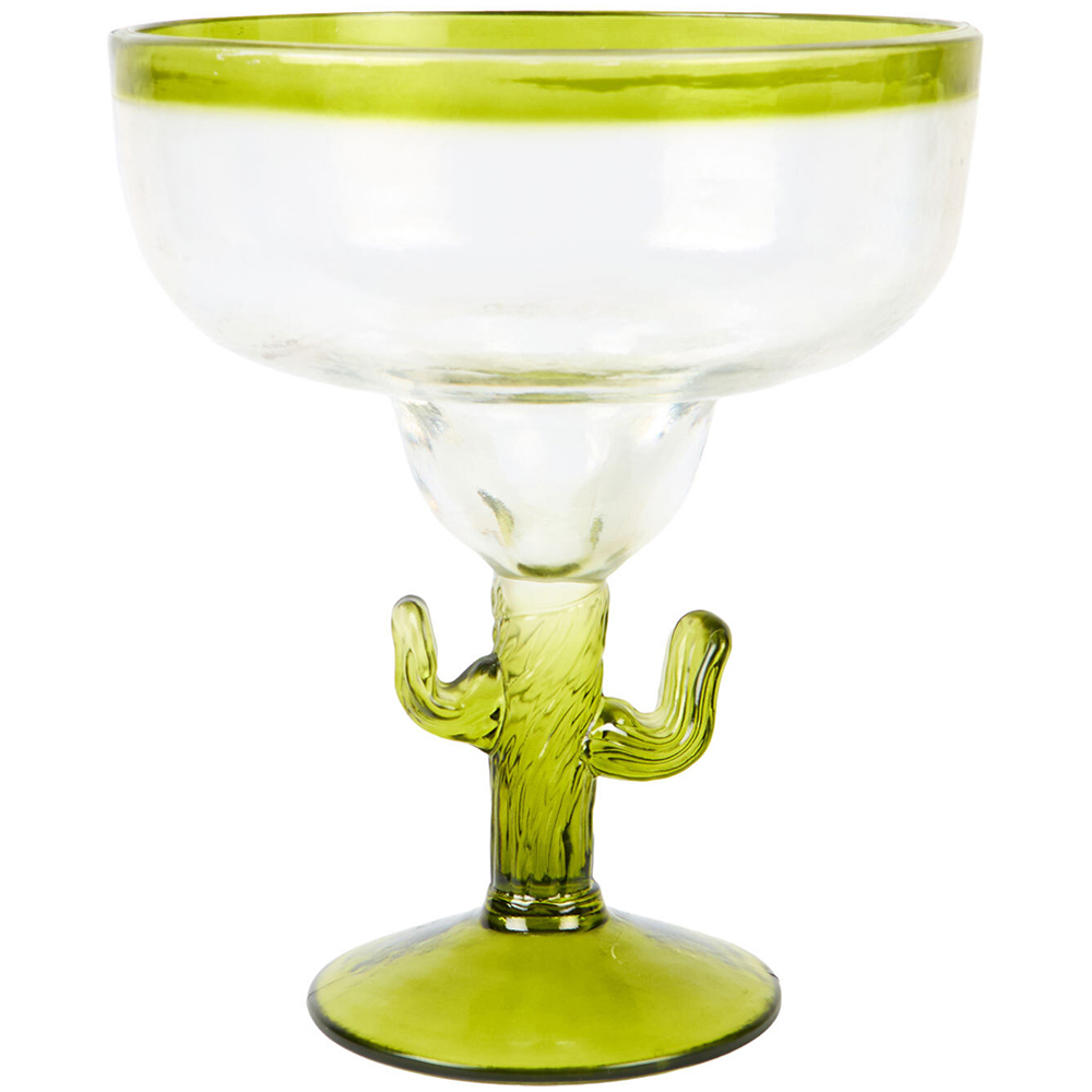 Casablanca Cactus Coupe Glass Green Image 1