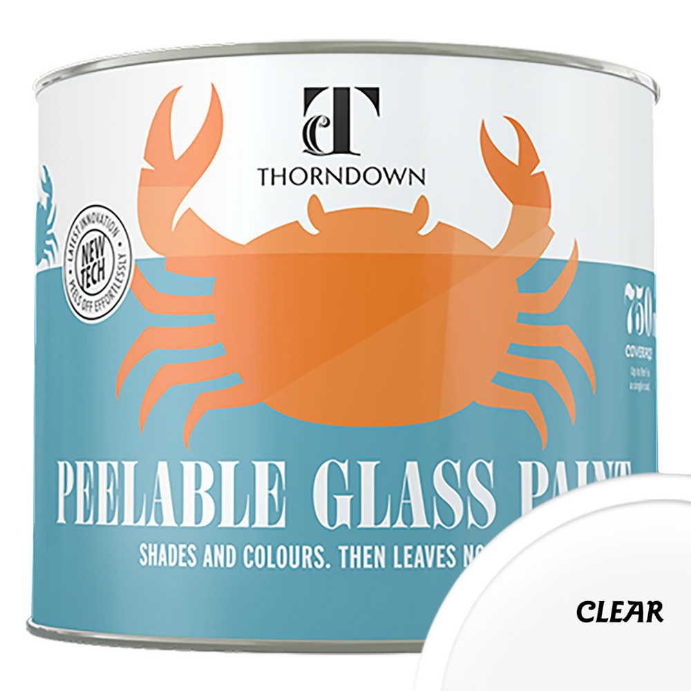 Thorndown Clear Peelable Glass Paint 750ml Image 3