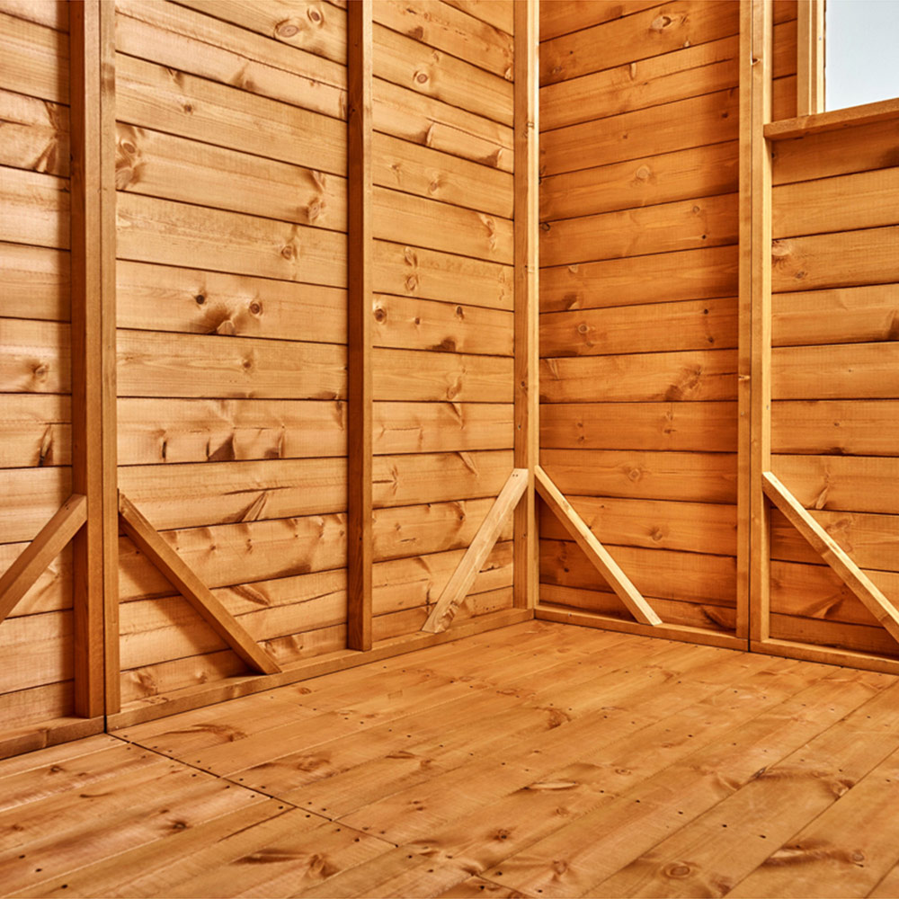 Power Sheds 20 x 6ft Pent Wooden Shed with Window Image 6