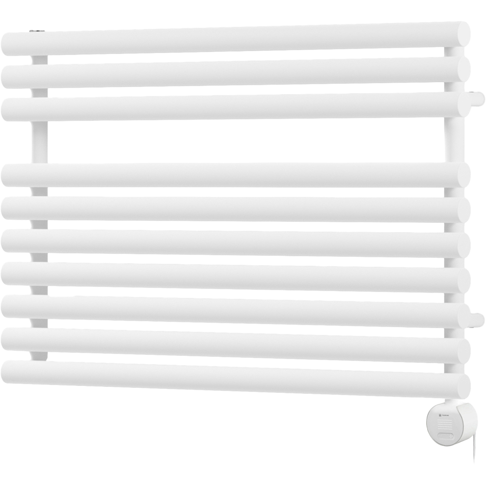 Terma Rolo Towel White Electric Towel Rail with VEO Element Controller 590 x 900mm Image 1