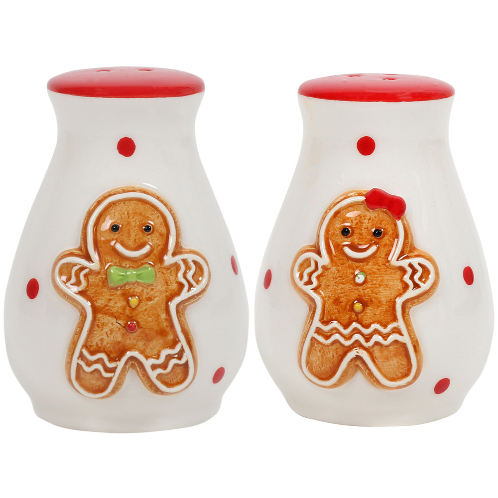 Christmas Kitchen Gingerbread Salt and Pepper Mill Image 1