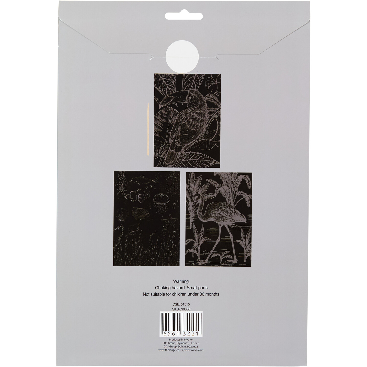 Art Studio Assorted Scenes Metallic Scratch Art Image 2