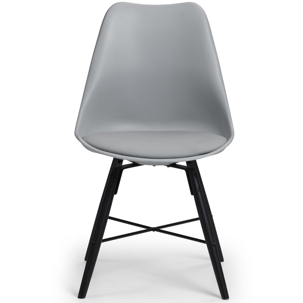Julian Bowen Kudos Kari 4 Seater Dining Set Grey Image 5