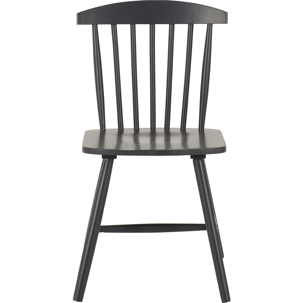 Seconique Emery Set of 2 Dark Grey Dining Chair Image 4